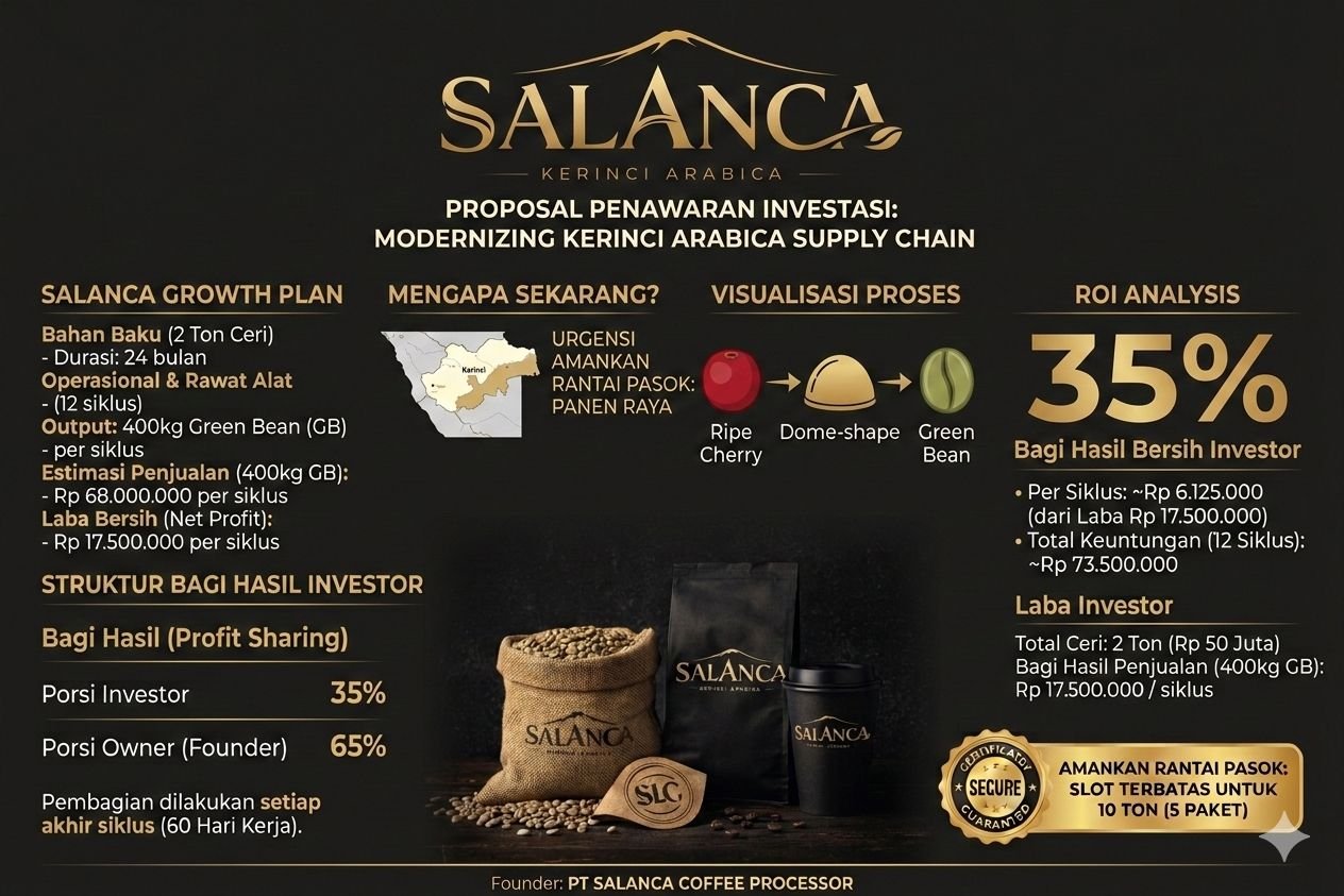 Program Investasi Salanca Kerinci Arabica